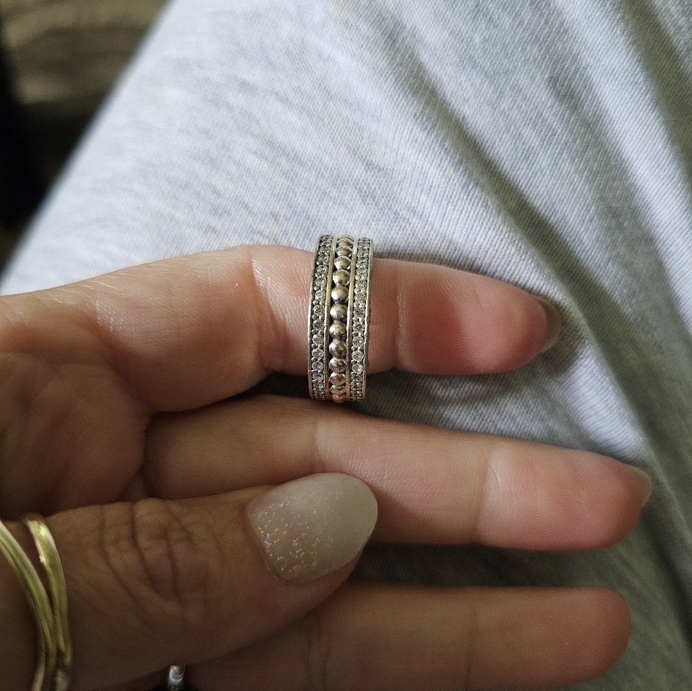 Authentic FOREVER PANDORA Cz Ring